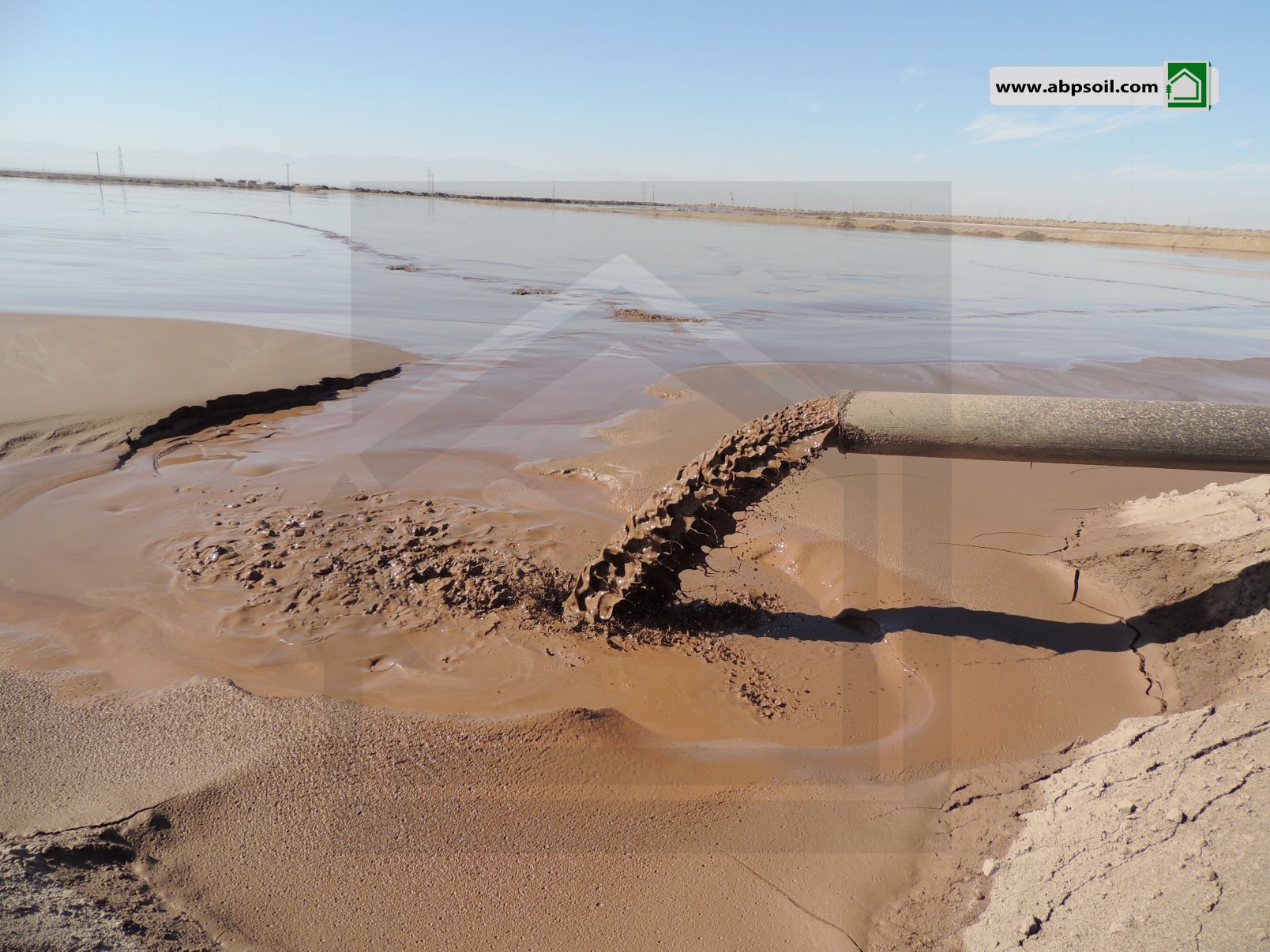 میزان تولید فاضلاب در معادن شن و ماسه